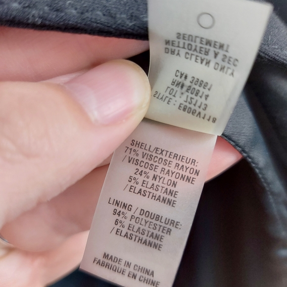 Womens Mandarin collared black jacket - Picture 5 of 6